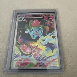 Pokemon TCG Ivysaur 134/132 Mega Evolution Illustration Rare - Image 1