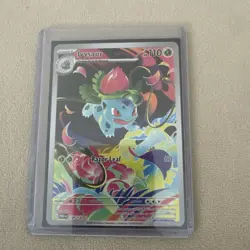 Pokemon TCG Ivysaur 134/132 Mega Evolution Illustration Rare - Image 3