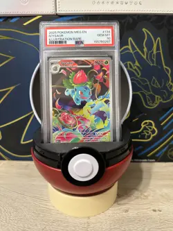 Pokemon Ivysaur Illustration Rare Me01: Mega Evolution Holo 134/132 PSA 10 - Image 1