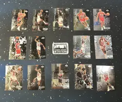 Michael Jordan 1999 Upper Deck MJ Black Diamond Lot (14) Chicago Bulls NBA KL - Image 1