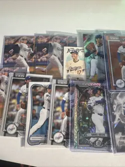Lot Of 12 Shohei Ohtani Baseball Cards Inserts, Chromes, Parallels, And More! - Image 2