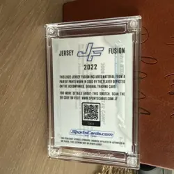 DEREK JETER 2022 Jersey Fusion Card 2003 Game Used Patch Swatch MLB New York - Image 2