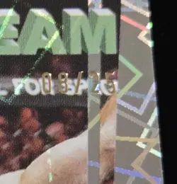 2025 Stadium Club UFC SEAN STRICKLAND BEAM TEAM ON CARD AUTO SSP /25 - Image 2