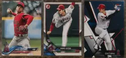 Shohei Ohtani 3 Card Rookie Lot!! All Will Give Good Grade! - Image 1
