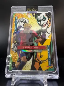 CZD040 - 2025 Wild Card Jokers Wild - True 1/1 - Lamine Yamal - Yellow Foil - Image 1