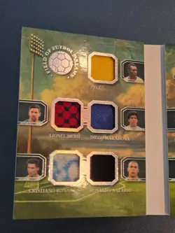 2026 LEAF GLORY OF THE GAME PELE MESSI MARADONA RONALDO HAALAND 15 PLAYER JERSEY - Image 3