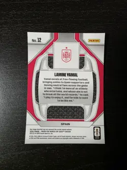 2026 Panini Prizm FIFA World Cup Lamine Yamal New Era Insert No. 12 Spain - Image 2