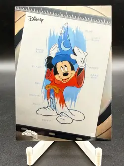 2026 Topps Chrome Disney Sorcerer's Apprentice Mickey Mouse I&P-3 Ink And Paint - Image 1