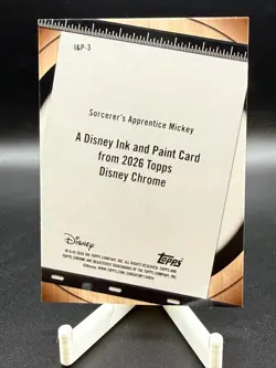 2026 Topps Chrome Disney Sorcerer's Apprentice Mickey Mouse I&P-3 Ink And Paint - Image 2