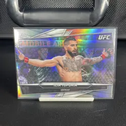 2026 Topps Chrome UFC Ilia Topuria Prism Refractor #1 - Image 1