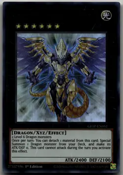 Hieratic Dragon King of Atum Ultra Rare Ghosts From the Past GFTP-EN051 LP - Image 1