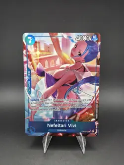 One Piece Nefeltari Vivi EB04-025 Character Card 4000 Power Blue Counter +1000 - Image 1