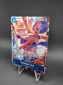 One Piece Nefeltari Vivi EB04-025 Character Card 4000 Power Blue Counter +1000 - Image 2