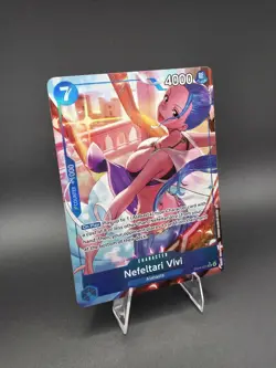 One Piece Nefeltari Vivi EB04-025 Character Card 4000 Power Blue Counter +1000 - Image 3