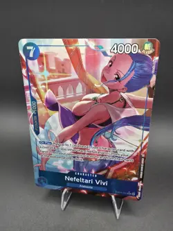 One Piece Nefeltari Vivi EB04-025 Character Card 4000 Power Blue Counter +1000 - Image 4