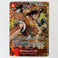 Monkey D. Luffy Alt Art OP16-015 One Piece The Time of Battle English - Image 1