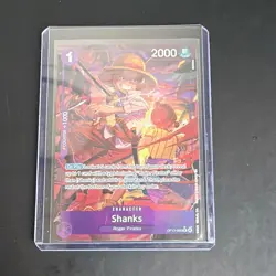Bandai One Piece CCG Shanks OP13-065 Carrying On His Will Alt Art Foil Rare - Image 3