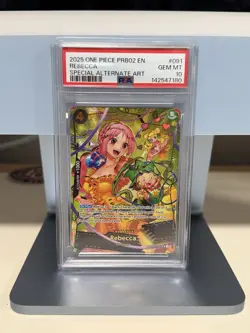 PSA 10 - 2025 ONE PIECE - Rebecca SP - PRB02 EN #091 - Special Alternate Art - Image 1