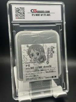 CG GM 10 Sealed 2025 ONE PIECE JAPANESE #SW8-03 NAMI WAFER STICKER - Image 2