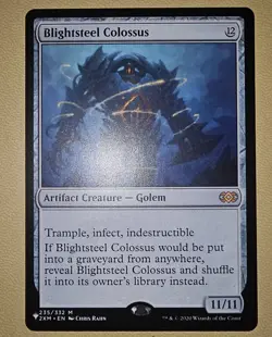 MTG Blightsteel Colossus 235/332 Mythic Rare NM - Image 1