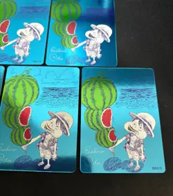 ONE PIECE Natsukomi 2026 Luffy Foil Promo Card Set of 5 (1 Card Scratched) - Image 3