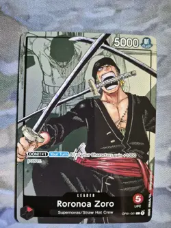RORONOA ZORO 25TH ANNIVERSARY ALT ART OP01-001 - ONE PIECE CARD GAME - Image 1