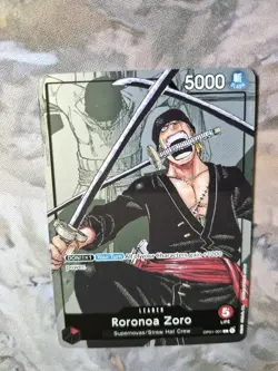 RORONOA ZORO 25TH ANNIVERSARY ALT ART OP01-001 - ONE PIECE CARD GAME - Image 2