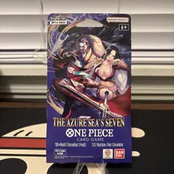 One Piece TCG OP-14 The Azure Sea’s Seven (English) Sealed Booster Pack Blister - Image 1