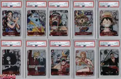 PSA 10 One Piece Premium Card Collection 25th Anniversary Set Jap + Luxury Case - Image 1