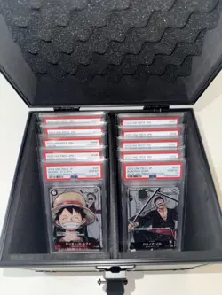 PSA 10 One Piece Premium Card Collection 25th Anniversary Set Jap + Luxury Case - Image 3