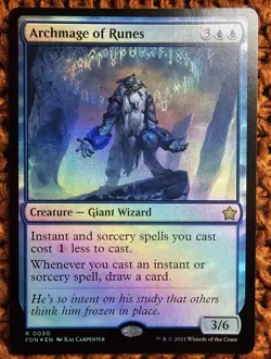 ✨Archmage of Runes✨ MTG | Foundations | Foil | NM/M | R 0030 - Image 1