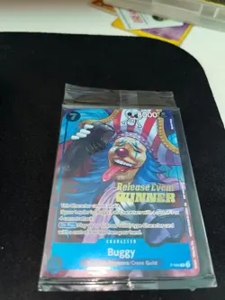 Buggy P-084 Release Event Winner Promo One Piece English Sealed OP10 - Image 2