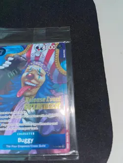 Buggy P-084 Release Event Winner Promo One Piece English Sealed OP10 - Image 3