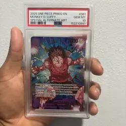 PSA 10 - ONE PIECE PRB02 EN - MONKEY D. LUFFY #061 - SPECIAL ALTERNATE ART - Image 1