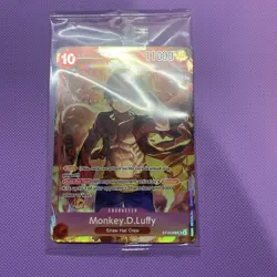 Monkey.D.Luffy Treasure Booster - SR One Piece Promotion ST10-006 - SEALED NM - Image 1