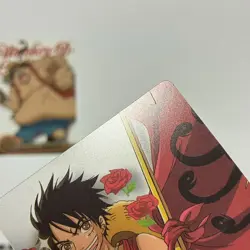 S7477 Monkey D. Luffy Japanese One Piece Morinaga Clear Card YJ13 - Image 2