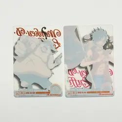 S7477 Monkey D. Luffy Japanese One Piece Morinaga Clear Card YJ13 - Image 3