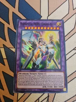 Yu-Gi-Oh! Elemental HERO Cosmo Neos Super Rare SAST-EN036 1st Edition NM - Image 1