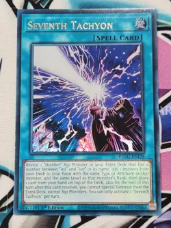 YUGIOH X3 BLGG-EN126 Seventh Tachyon x3 Ultra Rare YuGiOh PLAYSET 1ST EDITION - Image 5