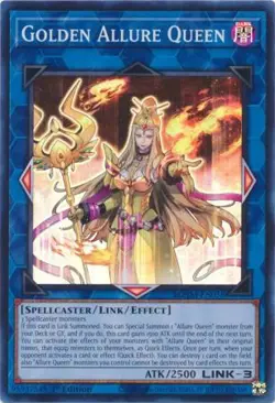 Yugioh! Golden Allure Queen - MZTM-EN058 - Super Rare - 1st Edition Near Mint, E - Image 1