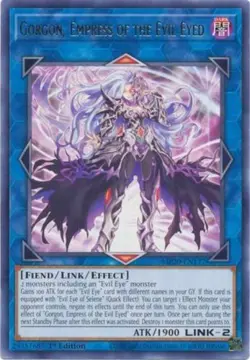 Yugioh! LP Gorgon, Empress of the Evil Eyed - MP20-EN177 - Rare - 1st Edition Li - Image 1