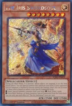 Yugioh! The Iris Swordsoul - RA01-EN023 - Platinum Secret Rare - 1st Edition Nea - Image 1