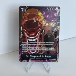 St. Shepherd Ju Peter (Alternate Art) OP13-084 Carrying On His Will Foil - Image 1