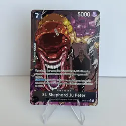 St. Shepherd Ju Peter (Alternate Art) OP13-084 Carrying On His Will Foil - Image 2