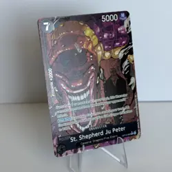 St. Shepherd Ju Peter (Alternate Art) OP13-084 Carrying On His Will Foil - Image 4