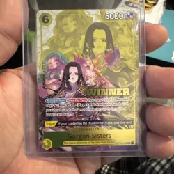 Bandai One Piece Card Game Gorgon Sisters Winner Foil OP14-105 MINT - Image 1