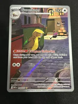 Gumshoos 153/132 IR MEG ME01: Mega Evolution Pokemon TCG Illustration Rare - Image 1