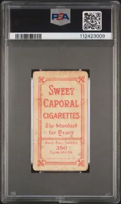 1909-11 T206 Sweet Caporal 350/30 Mordecai Brown Chicago Shirt MK PSA 1 - Image 2