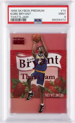 1998 SKYBOX PREMIUM THAT'S JAM #14 KOBE BRYANT PSA 9 - Image 1