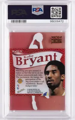 1998 SKYBOX PREMIUM THAT'S JAM #14 KOBE BRYANT PSA 9 - Image 2